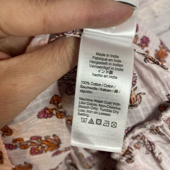 J.Crew NWT Soft Gauze Cottagecore Boho All Over Floral Print Tiered Beach Dress - Picture 4 of 11